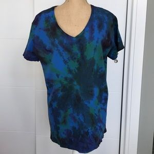 Tye dye v neck XL T-shirt unisex
